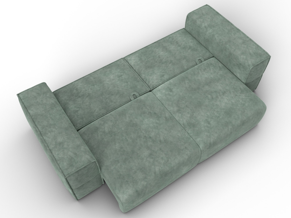 Диваны еврокнижки, Диван прямой Лига-058 НПБ, велюр BRUT