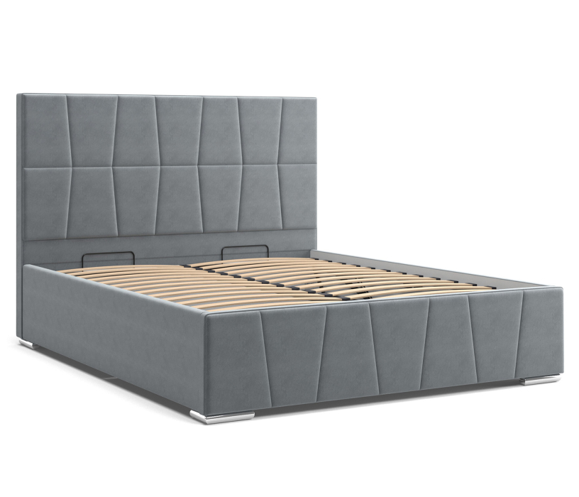 Мягкая кровать, Кровать Пассаж 1,8, велюр