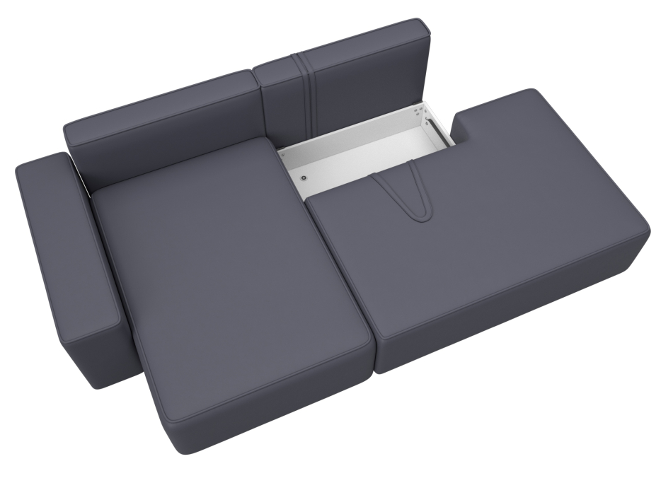 Диваны угловые в гостиную, Диван угловой Лига-079 угол левый, экокожа GRIFON