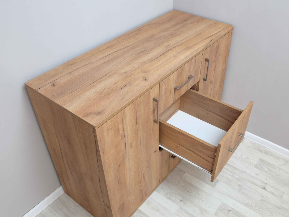 Комоды, Комод с полками и ящиками 1260х478х862