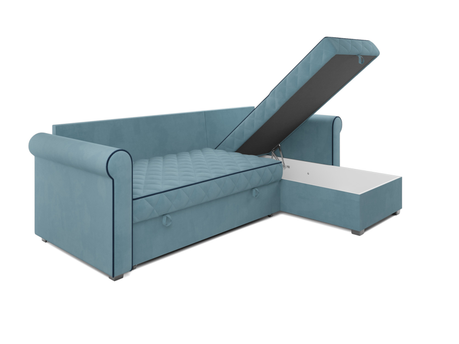 Диваны угловые в гостиную, Диван угловой Берлин (Велюр)