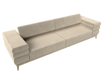 Прямой диван Лига-021, микровельвет