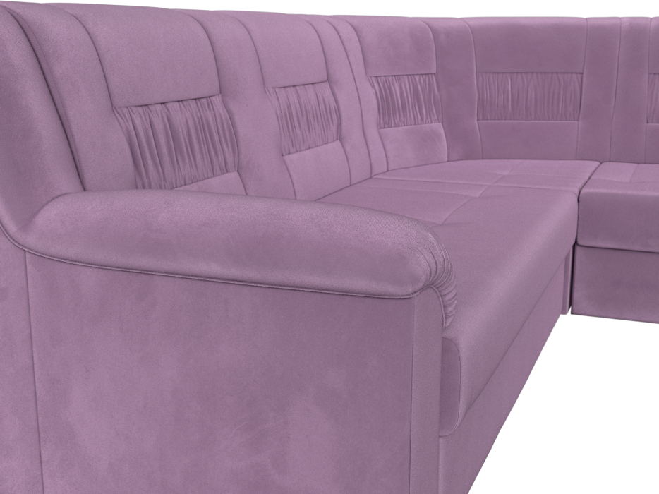 Диваны угловые в гостиную, Угловой диван Карелия правый, микровельвет