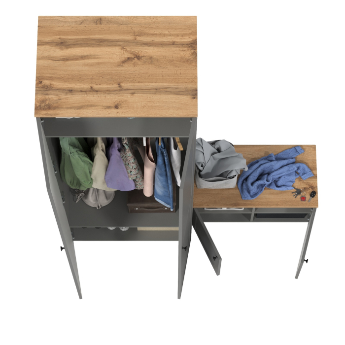 Прихожие, Шкаф для одежды и тумба две дверки Остин