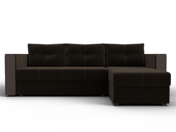 Угловой диван Валенсия Лайт правый угол, микровельвет