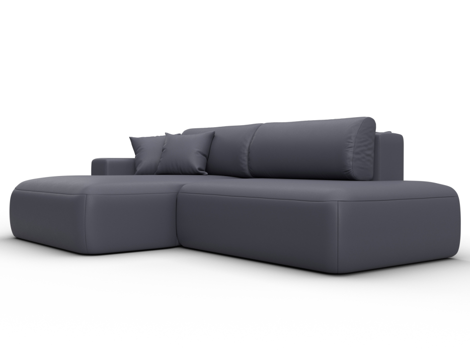 Диваны угловые в гостиную, Диван угловой Лига-036 НПБ Модерн левый угол, экокожа GRIFON