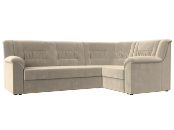 Угловой диван Карелия правый, микровельвет