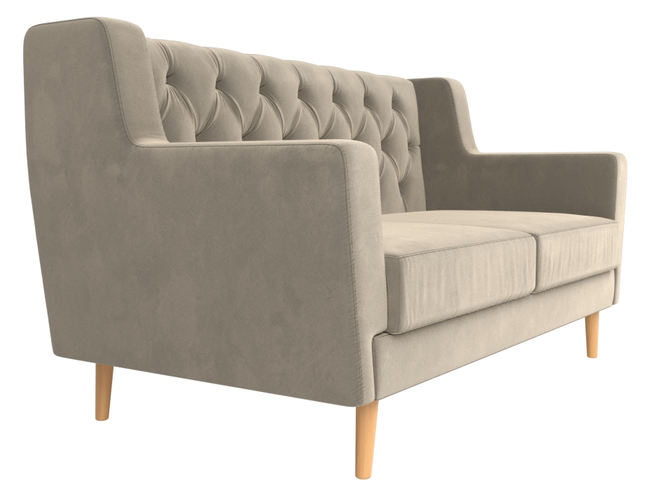 Диваны прямые кухонные, Прямой диван Брайтон 2 Люкс, микровельвет