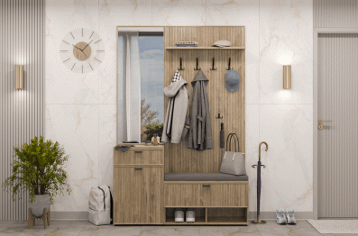 Модульная прихожая Стелла композиция 1