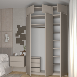 Шкаф Мика с антресолью 1500