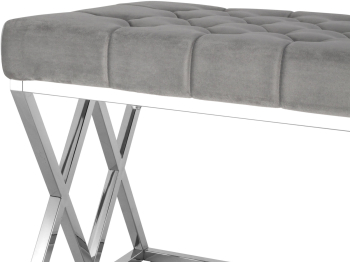 Банкетка-скамейка STOOL GROUP ИНСИГНИЯ (Сталь серебро)