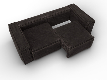 Диван прямой Лига-081 НПБ, велюр BRUT