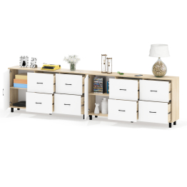 Два больших комода РВК 125-1704 ящики и дверка