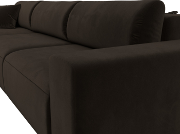 Диван угловой Лига-036 Классик Лонг левый угол, микровельвет