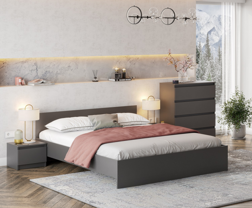 Кровати 160х200, Кровать с проложками 160х200 Денвер