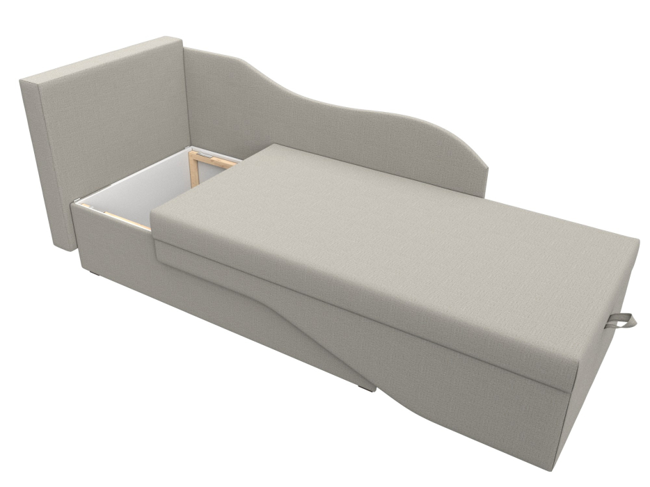 Кушетка диван, Кушетка Гармония левая, рогожка Амур