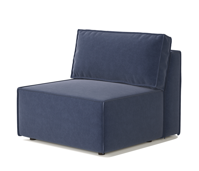 Диваны кровати прямые, Диван модульный Шарм 25 95х95х70 см, велюр