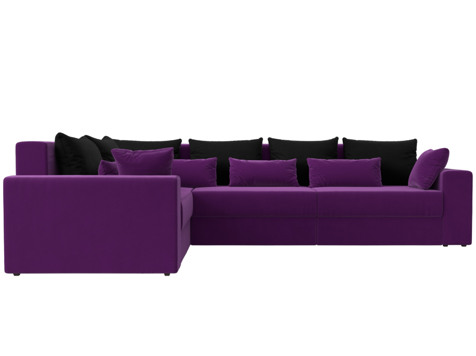 Офисные диваны, Угловой диван Майами Long левый угол, микровельвет