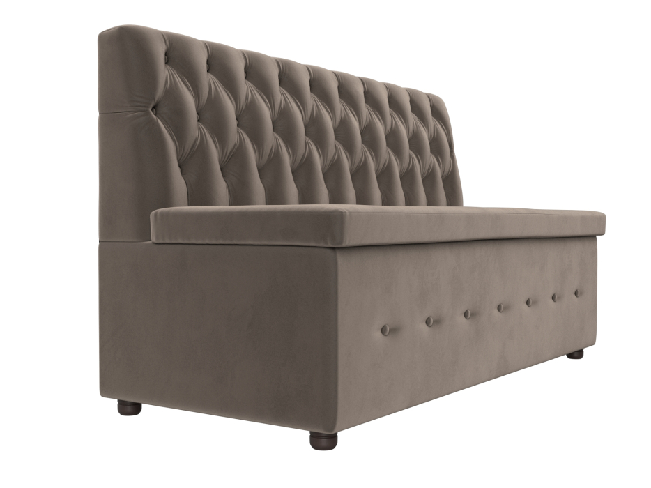 Диваны прямые кухонные, Кухонный прямой диван Вента, велюр