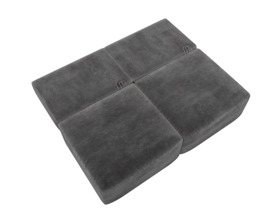 Диваны еврокнижки, Диван прямой модульный Лига-060 НПБ, велюр TOWER