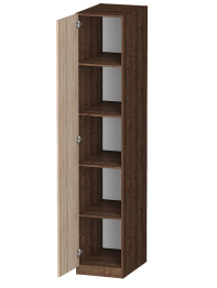 Распашной шкаф Лайф с полками 40*60*215 Дуб экспрессив