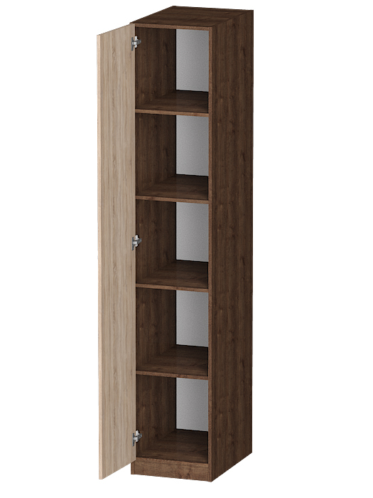 Для одежды, Распашной шкаф Лайф с полками 40*60*215 Дуб экспрессив