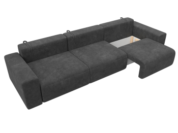 Диван прямой Лига-036 НПБ Классик Лонг, велюр BRUT