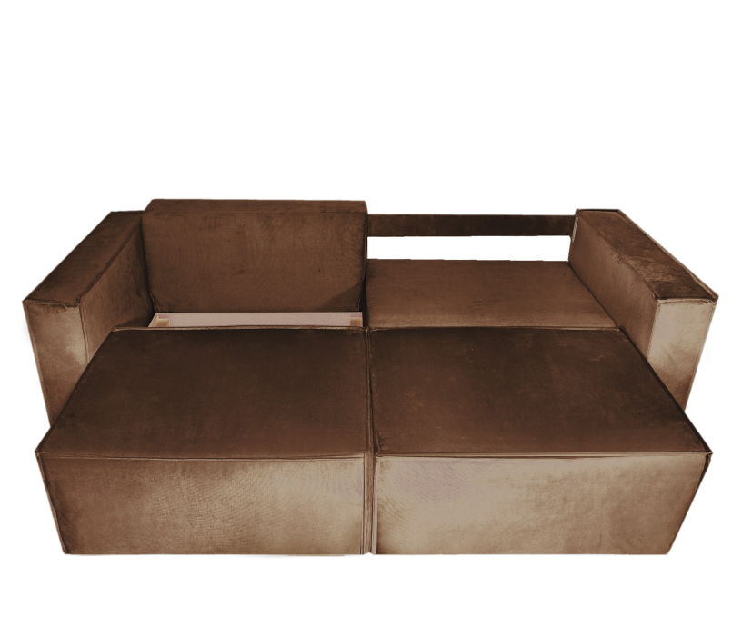 Диваны кровати со спальным местом, Диван-кровать Лофт Люкс 2, 140 велюр