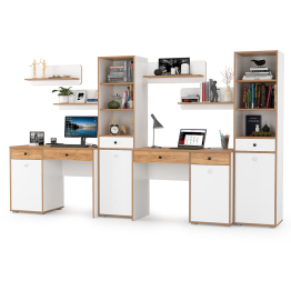 Мебель в детскую для двоих детей Вуди компоновка № 16