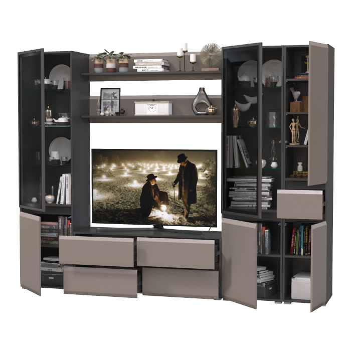 Стенки для гостиной, Сидней Комплектация № 62