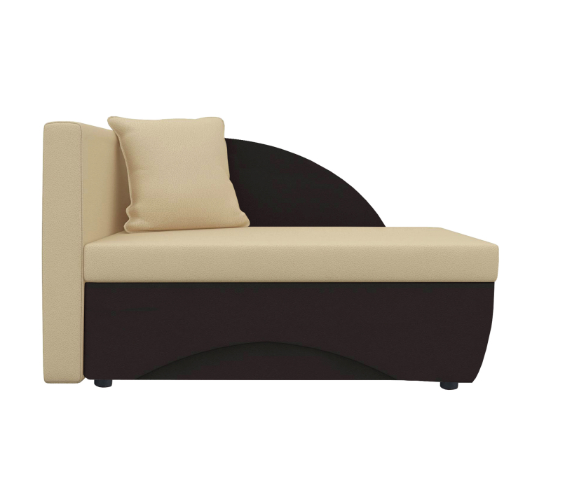 Диваны прямые кухонные, Кушетка Трио левый, экокожа