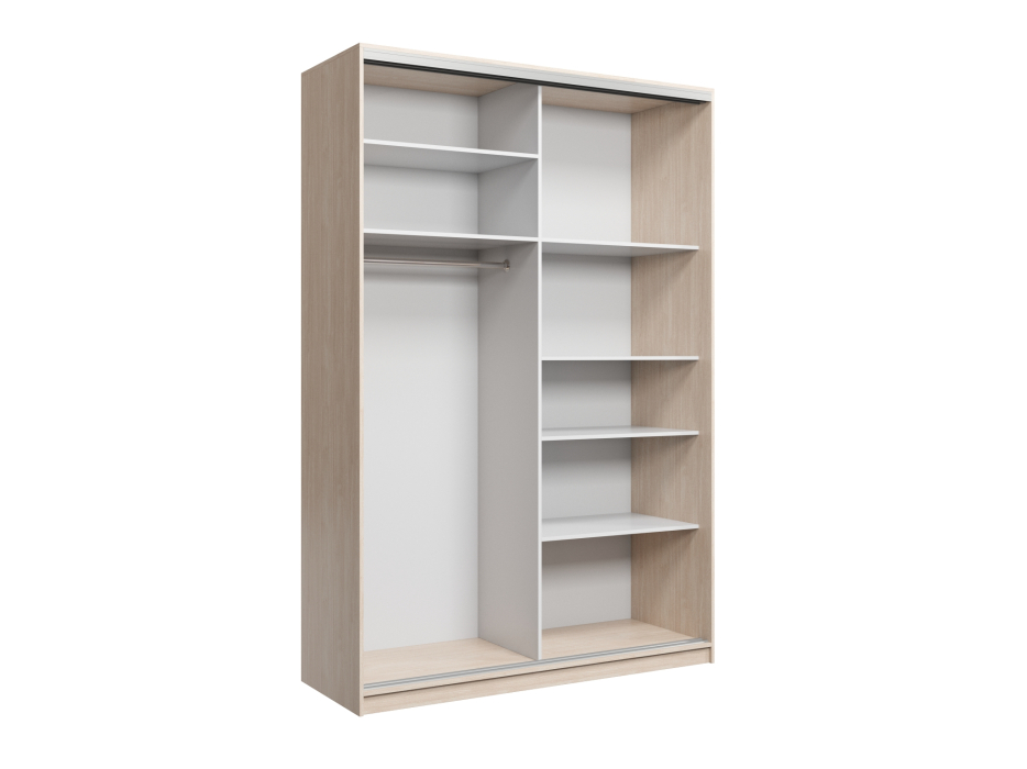 Шкафы-купе, Шкаф купе 2-х дверный Айсберг 150 зеркало