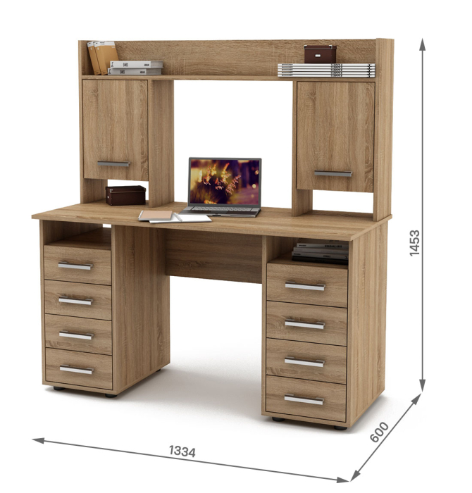 Прямые, Письменный стол Остин-14