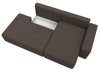 Диван угловой Лига-079 угол правый, рогожка Амур