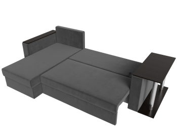 Угловой диван Атланта левый угол, велюр