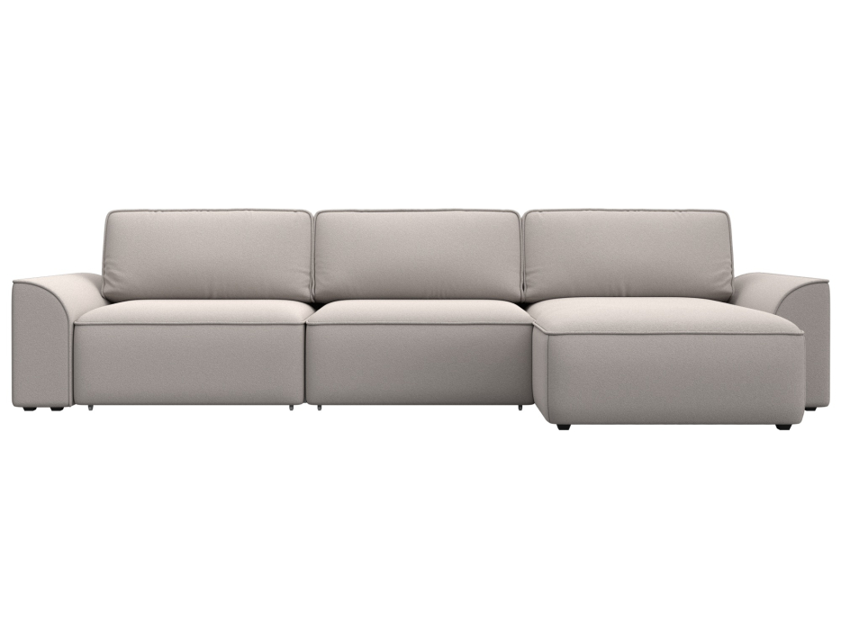 Диваны угловые в гостиную, Диван угловой Лига-048 НПБ лонг, замша JOLY