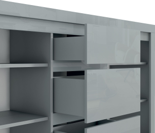 Комод с 3-мя ящиками, 154,5х90х40 см Спайс