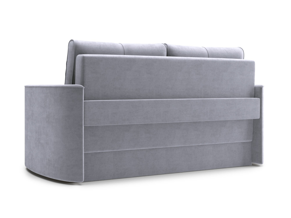 Диваны еврокнижки, Диван прямой Амми двухместный, Трехсекционная еврокнижка, велюр