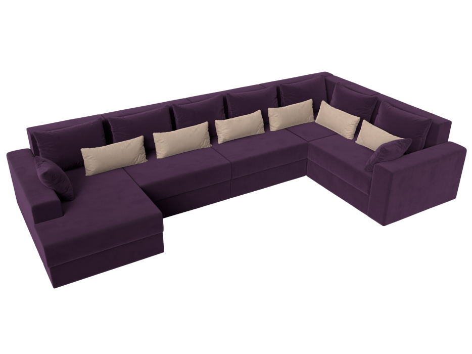 Офисные диваны, П-образный диван Майами левый угол, Велюр