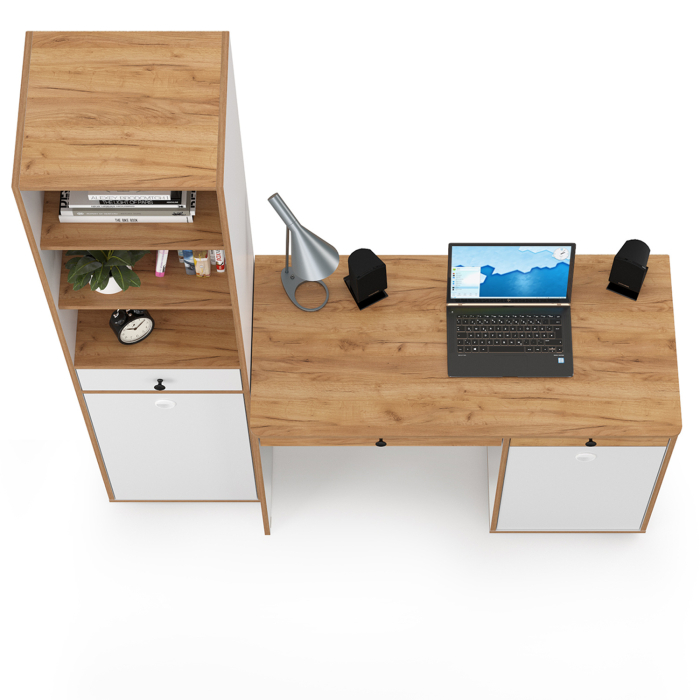 Офисная мебель, Письменный стол с пеналом Вуди № 06