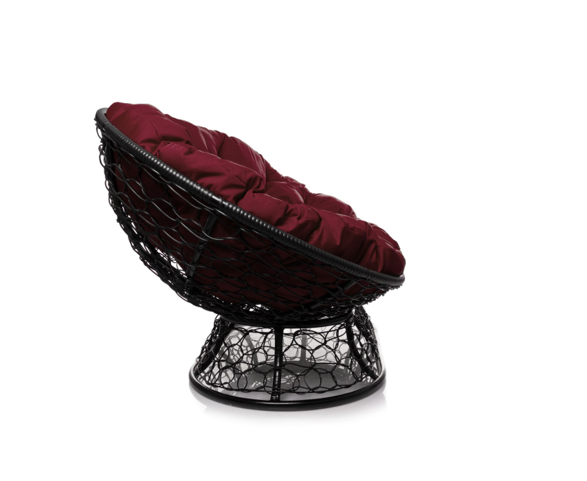 Диваны, Диван МАМАСАН с ротангом чёрный