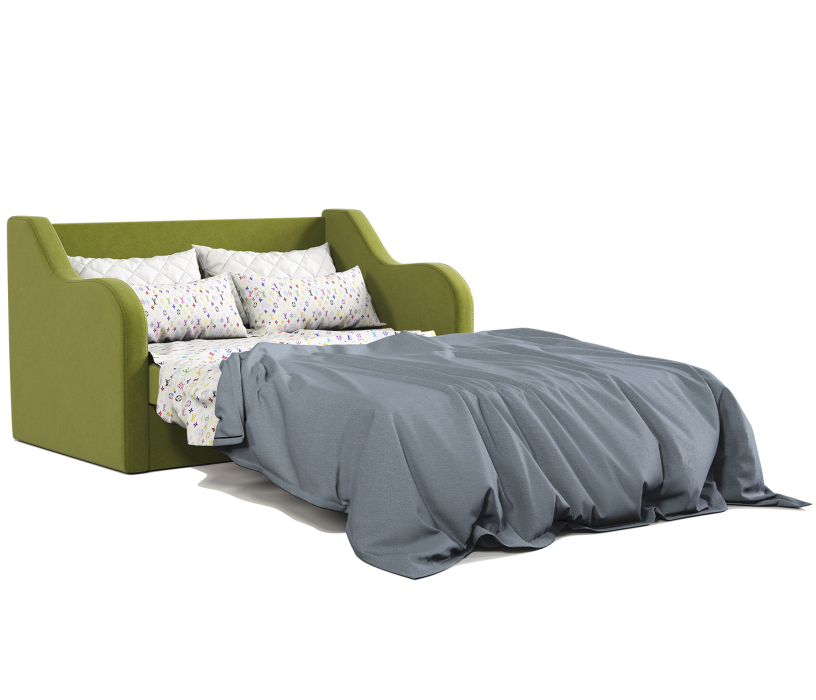 Диваны прямые кухонные, Диван-кровать Классика 2В, велюр