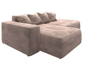 Диван угловой Лига-065 угол левый, велюр TOWER