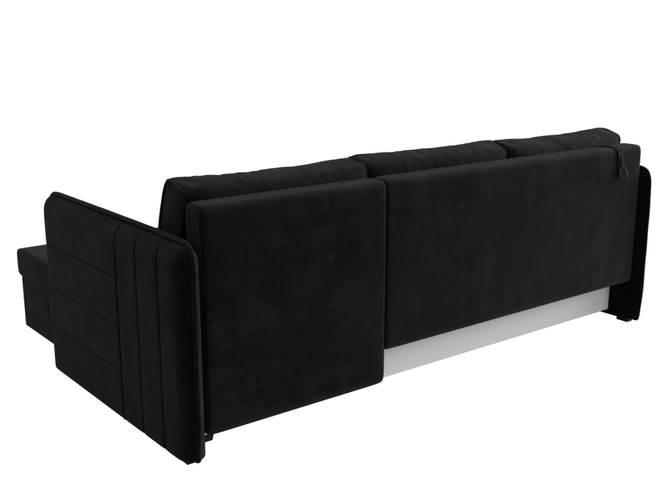 Диваны угловые в гостиную, Диван угловой Слим универсальный угол, велюр