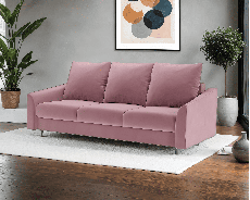 Диваны кровати со спальным местом, Диван прямой тик-так Уэльс (Велюр)