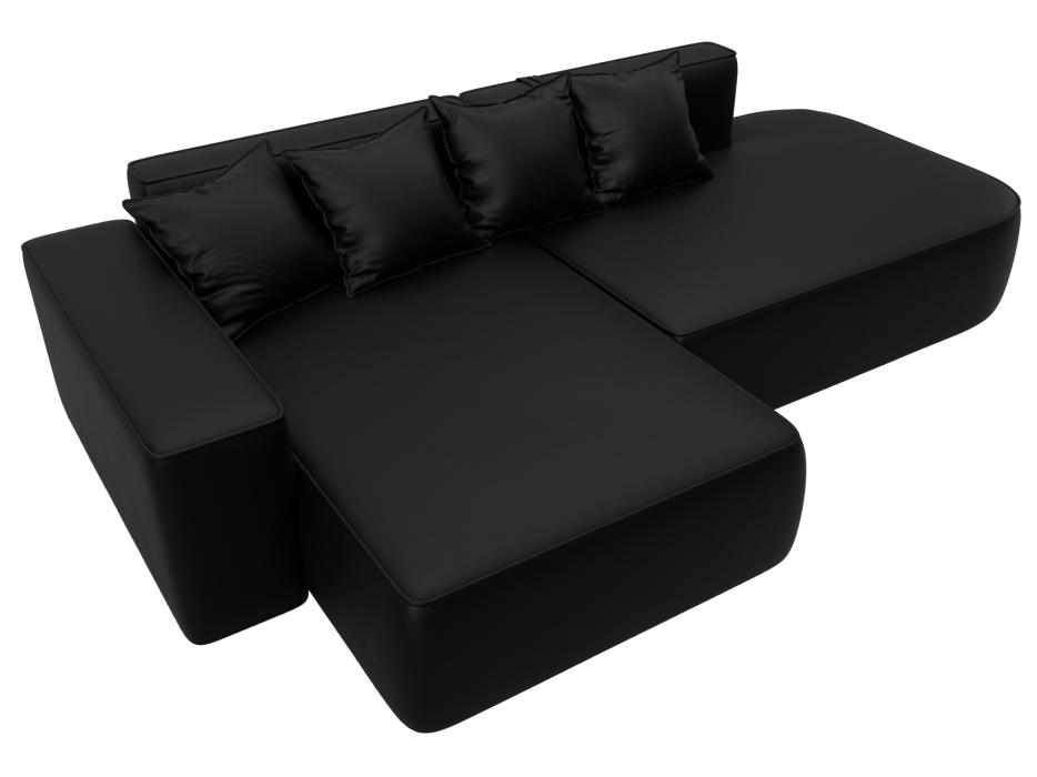 Диваны угловые в гостиную, Диван угловой Лига-065 угол левый, экокожа GRIFON