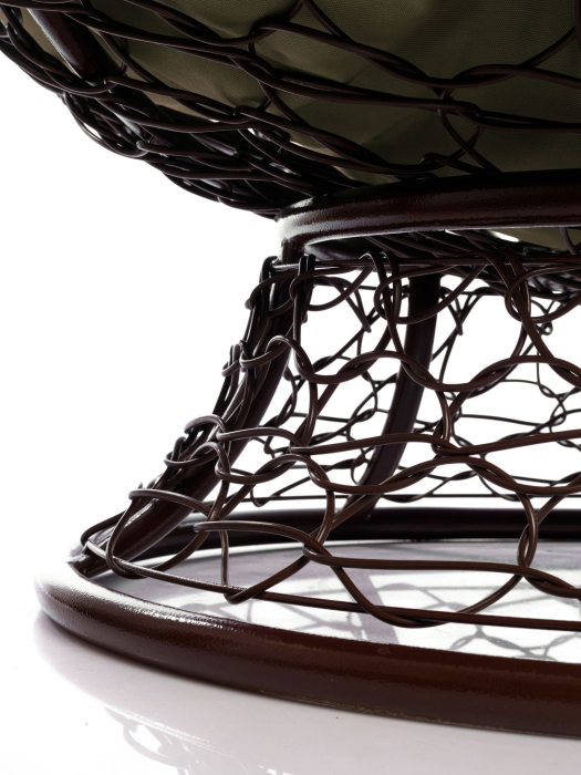 Диваны, Диван МАМАСАН с ротангом коричневый