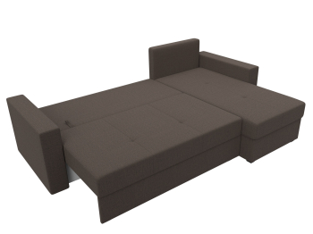 Диван угловой Верона Лайт правый угол, рогожка Амур