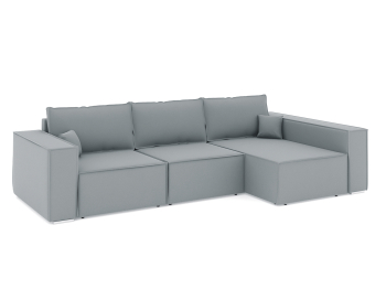 Диван-кровать угловой Фостер Лофт, еврокнижка велюр