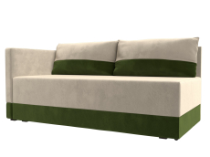 Кушетка диван, Кушетка Никас левая, микровельвет